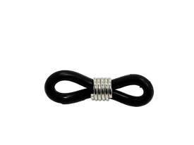 Porta lentes negros con plateado